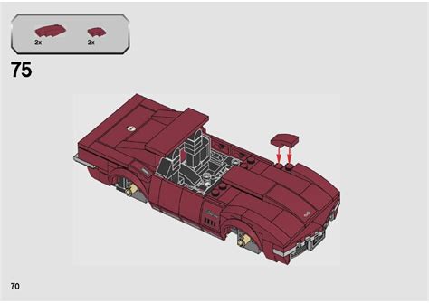 Voir l'instruction LEGO® 76903 Chevrolet Corvette C8.R Race Car and 1968 Chevrolet Corvette ...