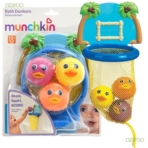 New Munchkin Bath Dunkers Colourful Toddler Child Basket Ball Toy for ...