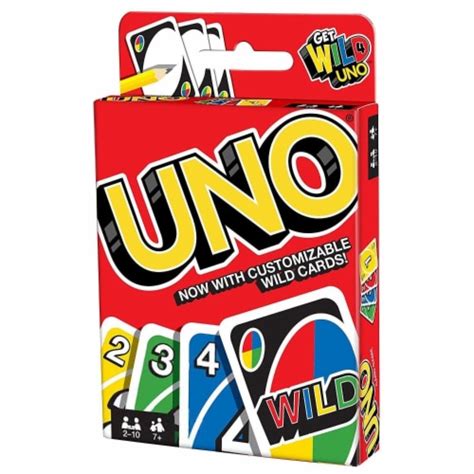 UNO Card Game with Customizable Wild Cards, 1 - Fred Meyer