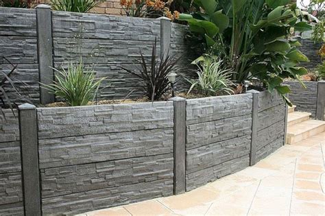 Retaining Wall Ideas | Decorative Concrete Retaining Wall | Freshouz