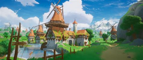 ArtStation - Mill village