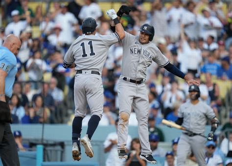 Yankees score runs in final 3 innings for 4-1 victory over Dodgers ...