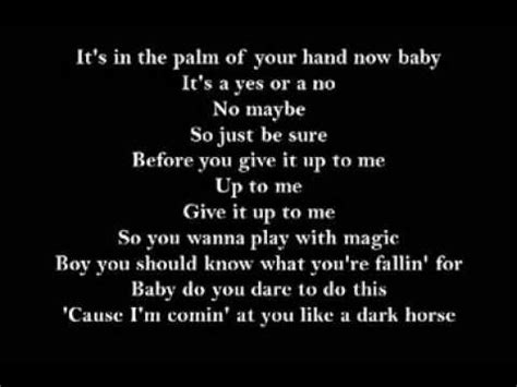 Katy Perry Dark Horse With Lyrics - YouTube