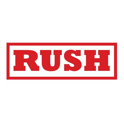 Serif Box RUSH Stamp