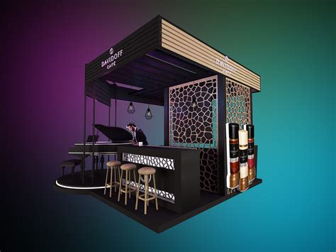 DAVIDOFF CAFE Booth on Behance