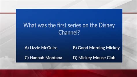 What was the first series on the Disney Channel? - ABC 6 News - kaaltv.com