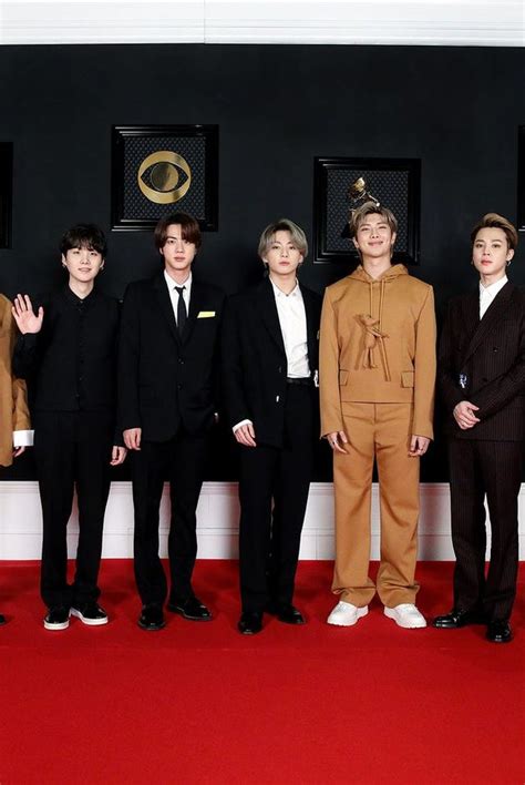 BTS Grammys 2021 Outfits: See Jin, Suga, J-Hope, RM, Jimin, V, and Jung ...