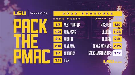 Lsu Gymnastics Schedule 2024 Calendar Images Free Shipping - July ...