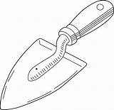 Trowel Colouring Page  Free Book For Children – Monkey Pen Store sketch template