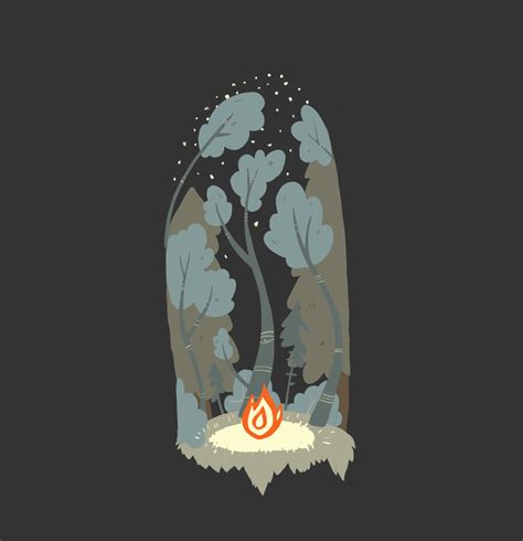 Forest Fire Test (Animated gif) on Behance