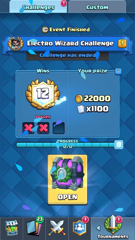 12-2 Electro Wizard Challenge on First Try!! Deck & Tips Included! : ClashRoyale