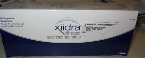 Xiidra eye drops - Eye Drops & Wash