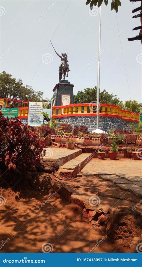 Pratapgarh Fort Mahabalehswar in India Stock Image - Image of monkey ...