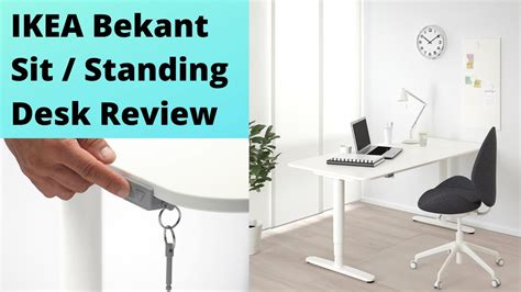 (REVIEW) IKEA Bekant Sit / Standing Desk (REVIEW) - YouTube
