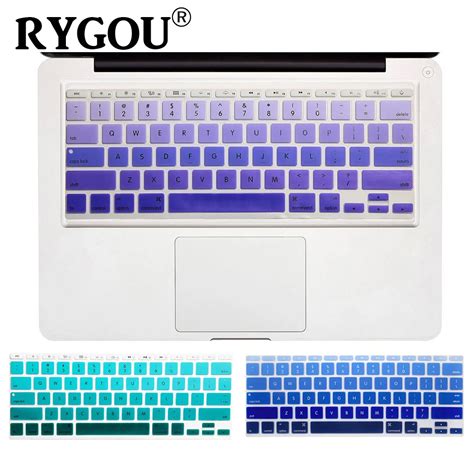 English US Layout Silicone Keyboard Cover Skin For Apple MacBook Air 11 A1370 A1465 model 11.6 ...