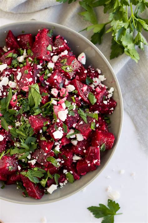 Easy Beetroot Feta Salad - Fresh Coast Eats