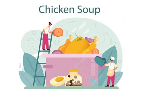 Premium Vector | Chicken soup