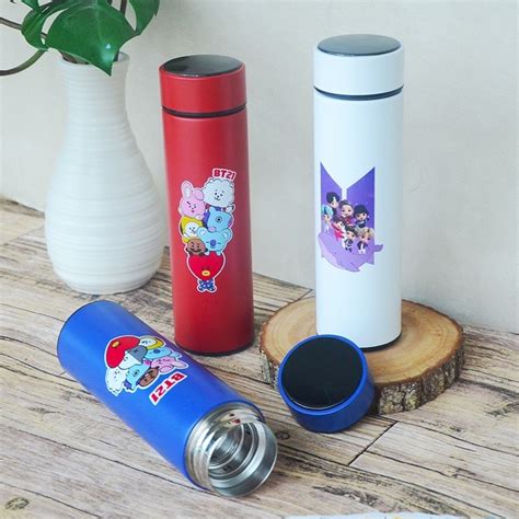 Jual TUMBLER BT21 & TINY TAN EDITION WITH TEMPERATUR - TERMOS SUHU ...