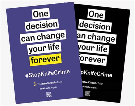 Knife Crime Posters | The Ben Kinsella Trust