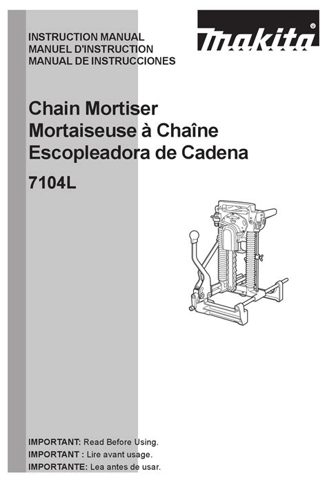 MAKITA 7104L INSTRUCTION MANUAL Pdf Download | ManualsLib