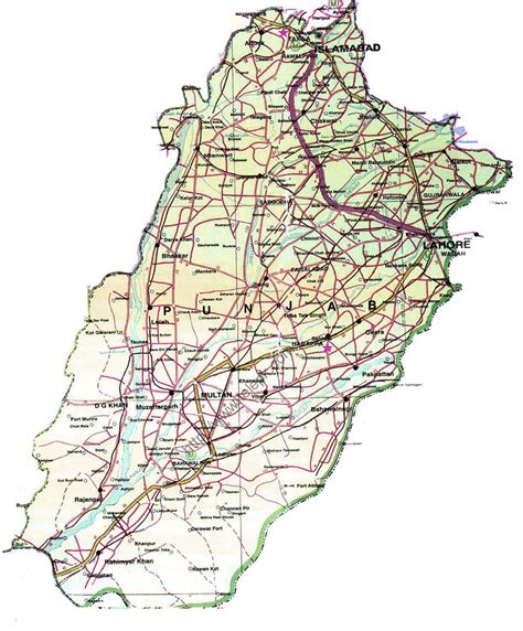 Punjab Guide Map - Punjab • mappery