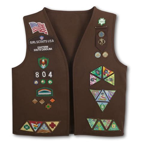 brownie badge placement | Polyester/cotton twill. Made in USA. | idea ...