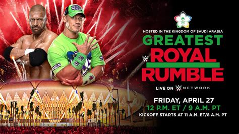 Greatest Royal Rumble to stream on WWE Network Friday, April 27, at 12 ...