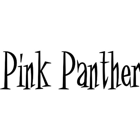 Pink Panther logo vector SVG, PNG download free