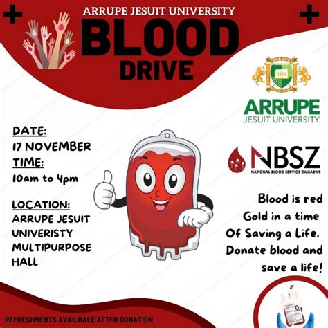 Arrupe Jesuit University Blood Drive - Arrupe Jesuit University