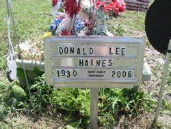 Donald Lee Haines (1930-2006) - Find a Grave Memorial