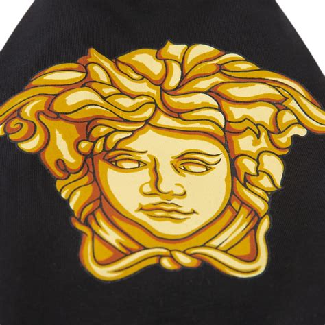 Versace Home | Medusa Dog T-Shirt - Black/Gold | Unisex | Black/Gold | Flannels