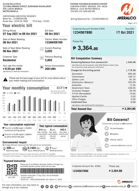 Understanding Your Bill | Meralco