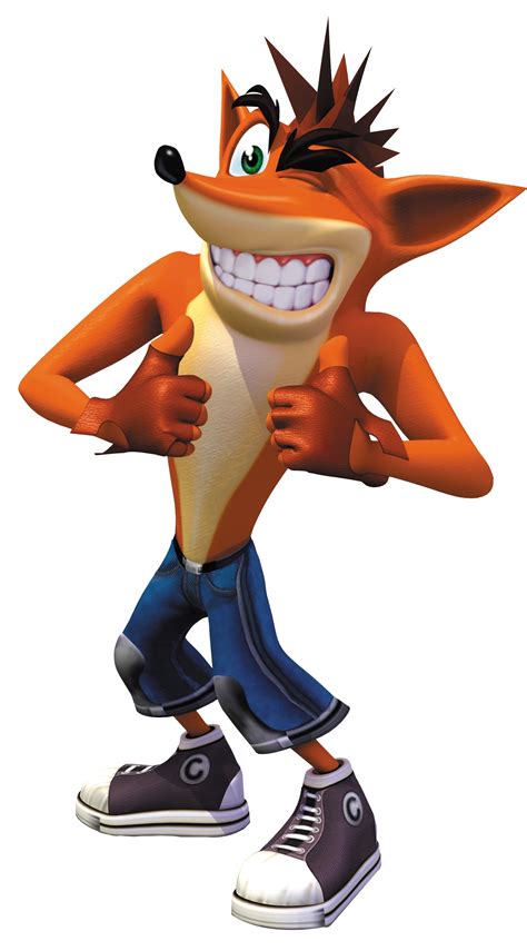 Crash Bandicoot from the Crash Bandicoot Series, Game Art | Game-Art-HQ