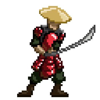 Samurai.gif | Cool pixel art, Pixel art, Drawings