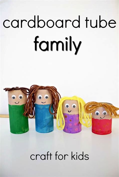 Cardboard Tube Family Craft - Fantastic Fun & Learning