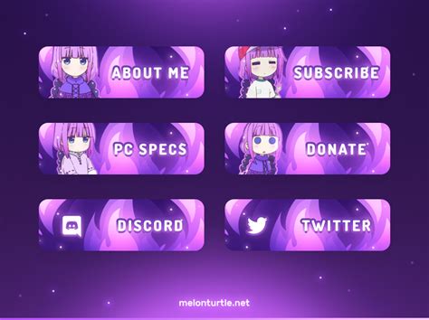 Anime Twitch Panels