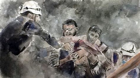 US art teacher sketching Syria's civil war - CNN