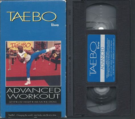 Tae Bo Live Advanced Workout (VHS) Billy Blanks | Advanced workout, Tae bo, Billy blanks