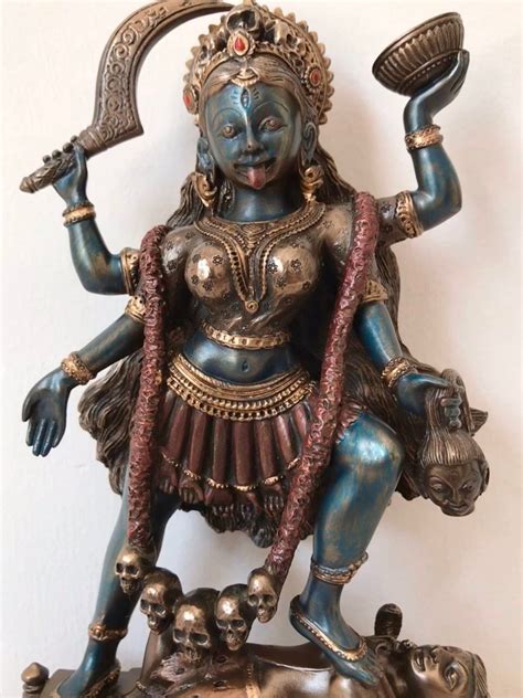 Kali Statue Goddess Kali Statue 7.5 Parvati Durga Kalika | Etsy