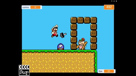 Mario Maker MIT Scratch Part 1 - YouTube