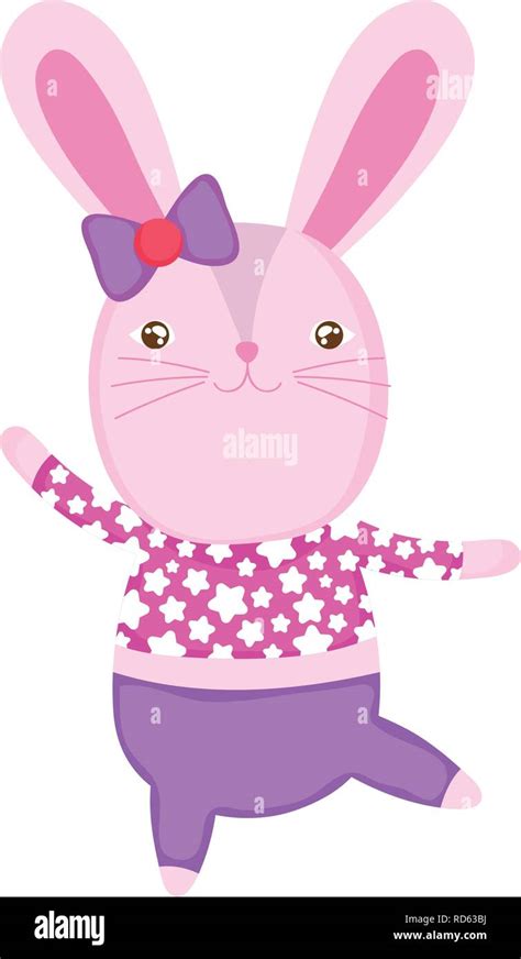 cute female rabbit character Stock Vector Image & Art - Alamy