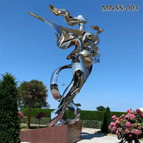 Large Stainless Steel World Peace Statue- YouFine Metal Sculpture