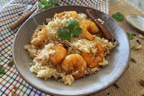 Instant Pot Shrimp Biryani - Corrie Cooks