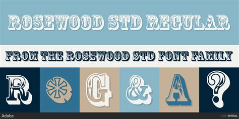 Rosewood Std Font | Fontspring