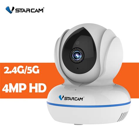 Vstarcam 4MP Full HD 2.4G/5G WiFi Wireless IP Camera C22Q H.264/H.265 Night Vision Intercom Mini ...