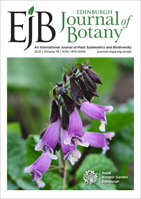 Edinburgh Journal of Botany | Diamond Open Access international journal ...