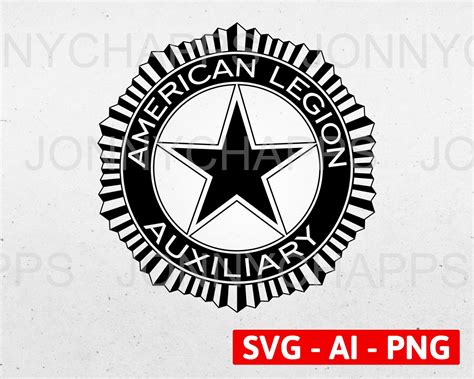 American Legion Auxiliary Logo Insignia Digital Vector .ai | Etsy