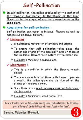 Self Pollination Examples