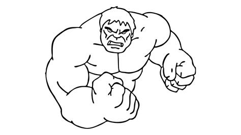 Hulk Easy Drawing at GetDrawings | Free download