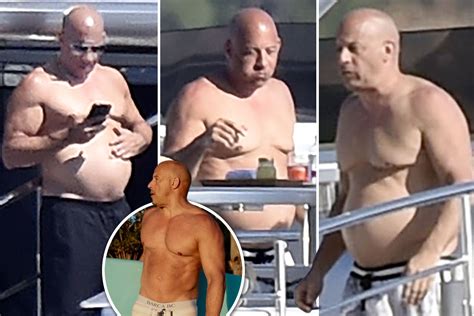 Vin Diesel looks unrecognizable in new shirtless photos as the actor ...